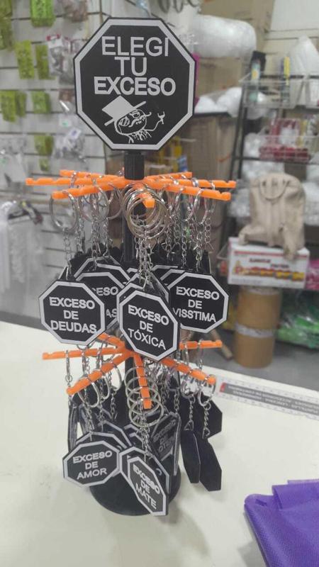 XXL Excesses Key Rings (Mega Excesses)