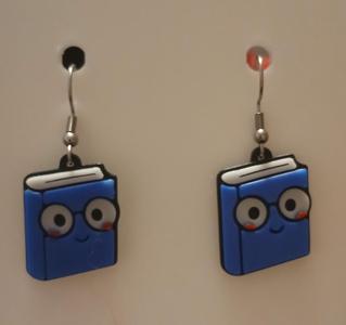 Book Earrings & Keychain | No AMS Needed | Back to School Teacher Gift 3D Print STL