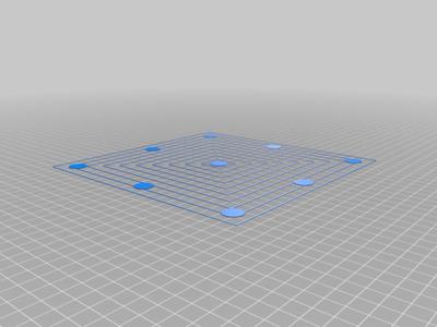 9 Point Square Bed Leveling / Tramming