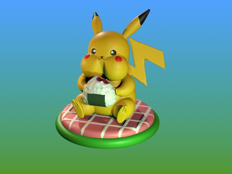 Pikachu Eats (Pokemon)