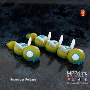 Dunsparce and dudunsparce - multimaterial ready