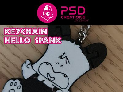 Hello Spank - Keychain! 