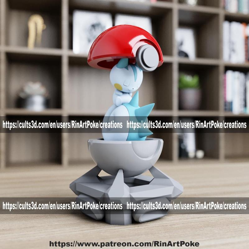 Pachirisu in the Pokeball from pokemon
