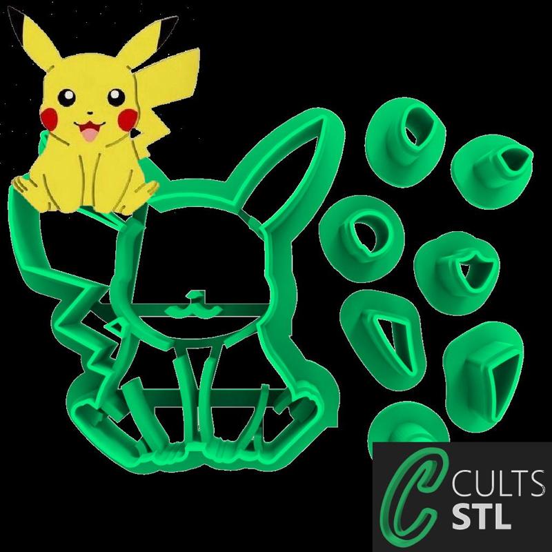 COTADOR PIKACHU - POKEMON - 3,5cm