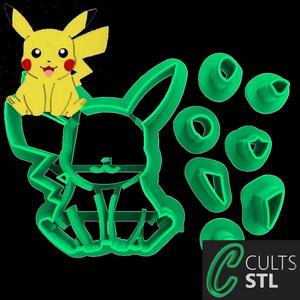 COTADOR PIKACHU - POKEMON - 3,5cm