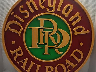 Disneyland Railroad Sign