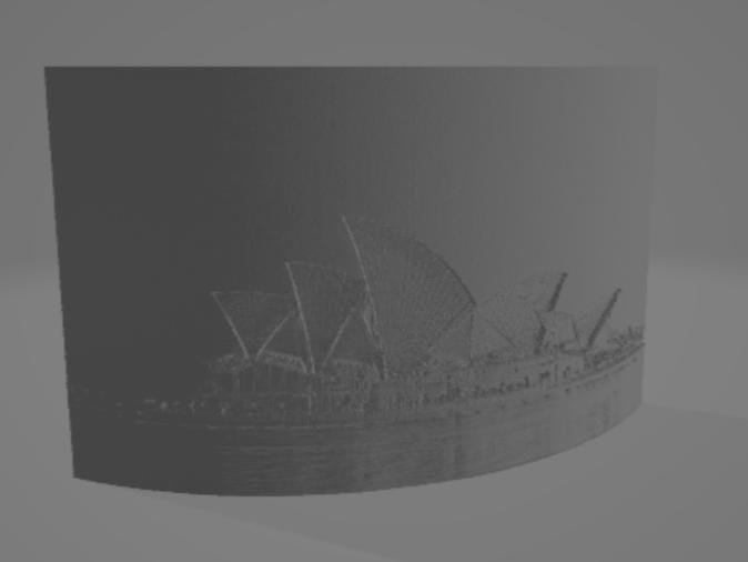 Sydney Opera House Lithophane