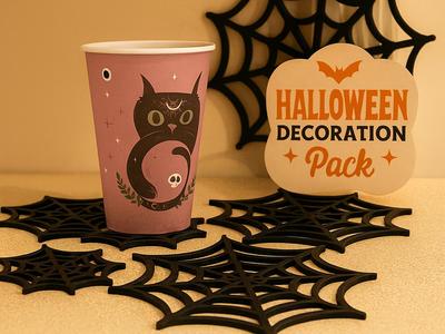 Halloween Spiderweb Decoration Set