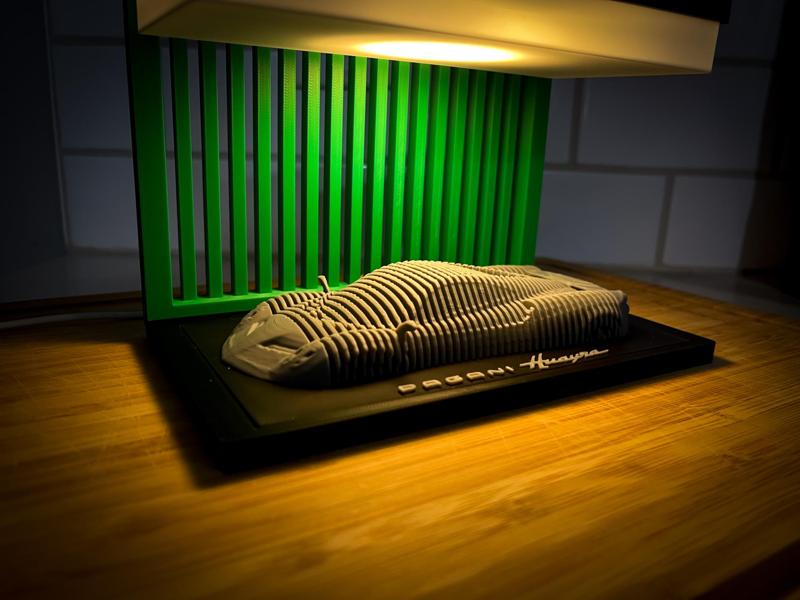 Pagani Huayra Layered Car Art