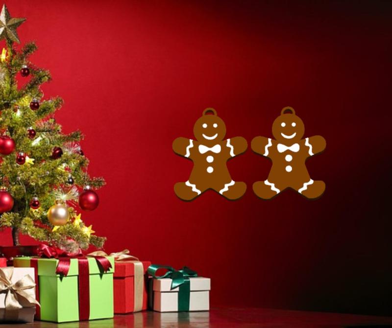 GINGY CHRISTMAS EARRINGS