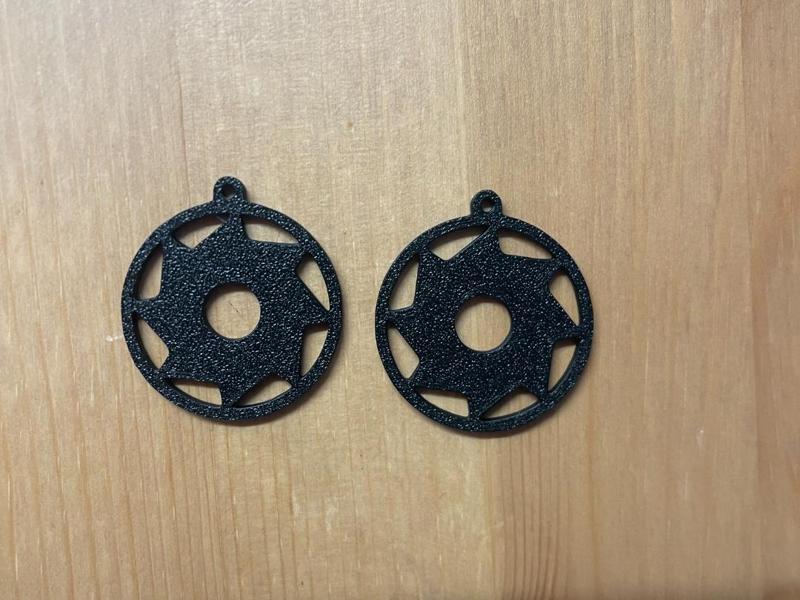 Saw Blade Earrings
