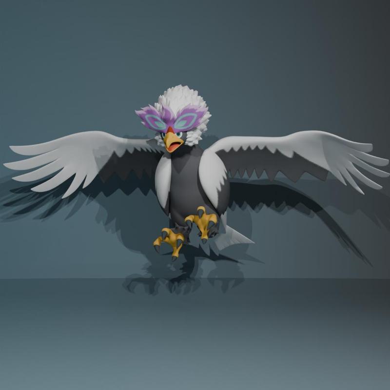 Pokemon Braviary Hisuian Gueriaigle from Hisui