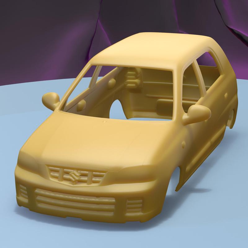 SUZUKI MARUTI ALTO 2012  (1/24) printable car body