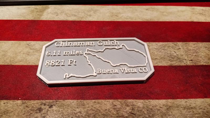 Chinaman Gulch Maverick's Trail Badge Buena Vista Colorado Yansing Gulch