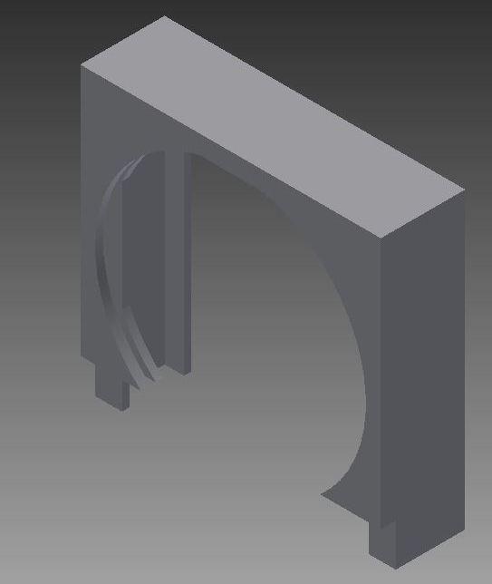 60mm led mount for axis m1011 cmaera