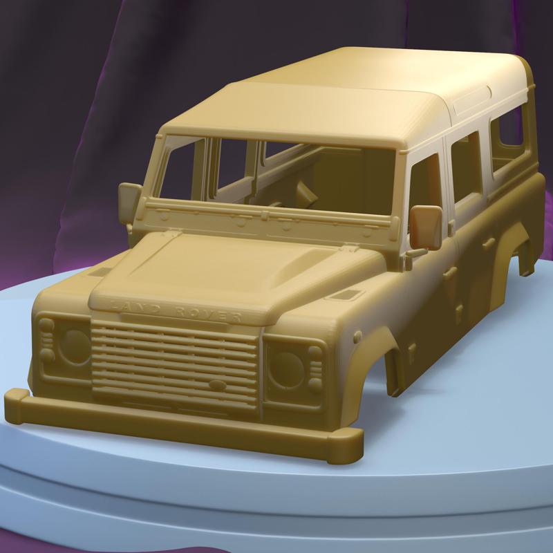 Land Rover Defender 110 StationWagon 2011  (1/24) Printable Car Body