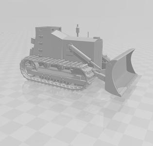 M1 Heavy Tractor (D7 Armored Bulldozer) for Dust Warfare 1947