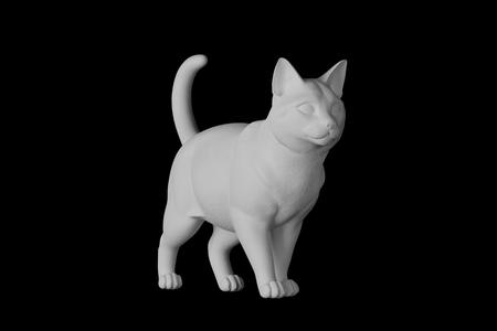 Cat in walking pose 3D Print model 3D print model