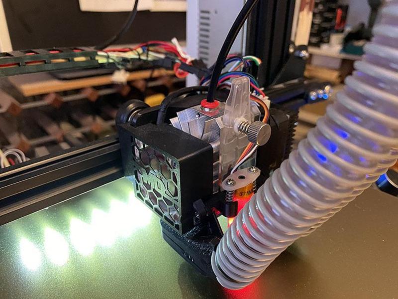 MD Mellow BMG Aero Extruder Ender 3 Mount with CPAP Cooling