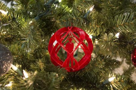 Wally Ball Custom Spiral Sphere Ornament