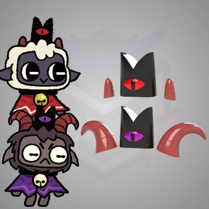 Lamb and Goat's Hat and Horns - Cult of the Lamb