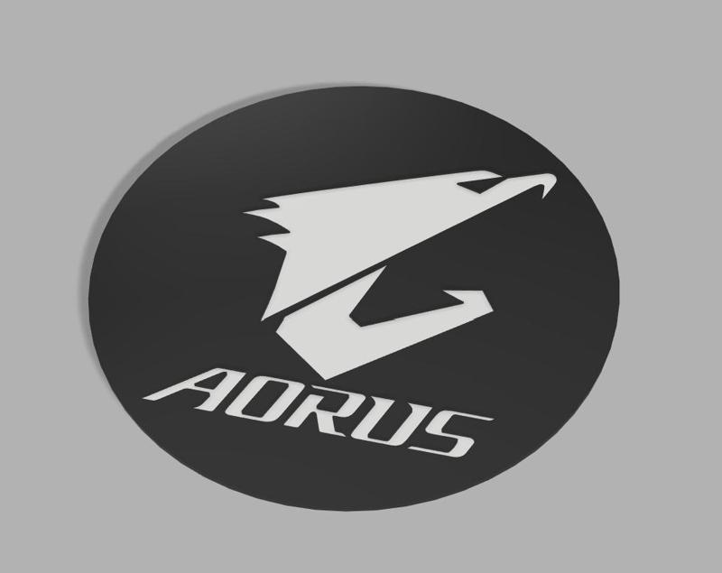 plate for aorus wall decor frame