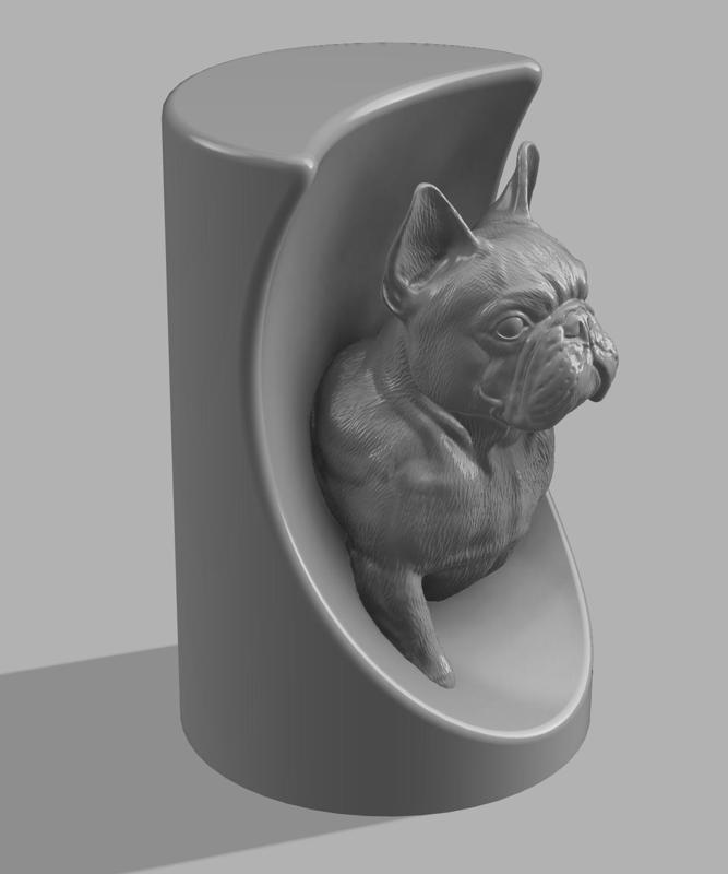 Dog urn - French Bulldog - NEW