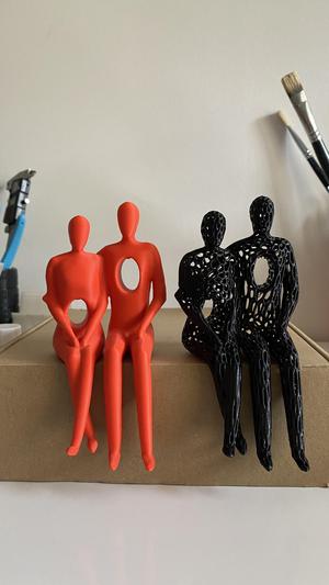 the love Statue Voronoi