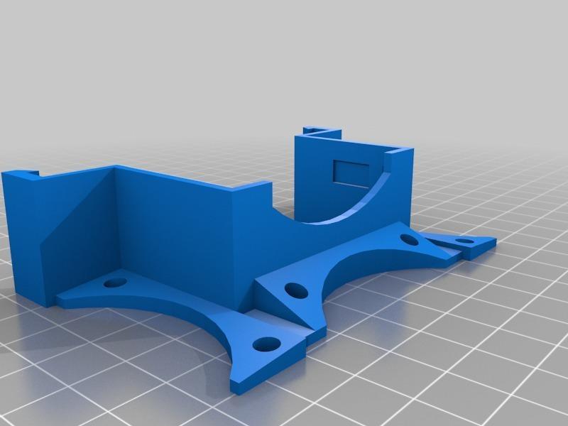 Triple \ Single Fan Mount for Printrbot Jr. (Version 2)