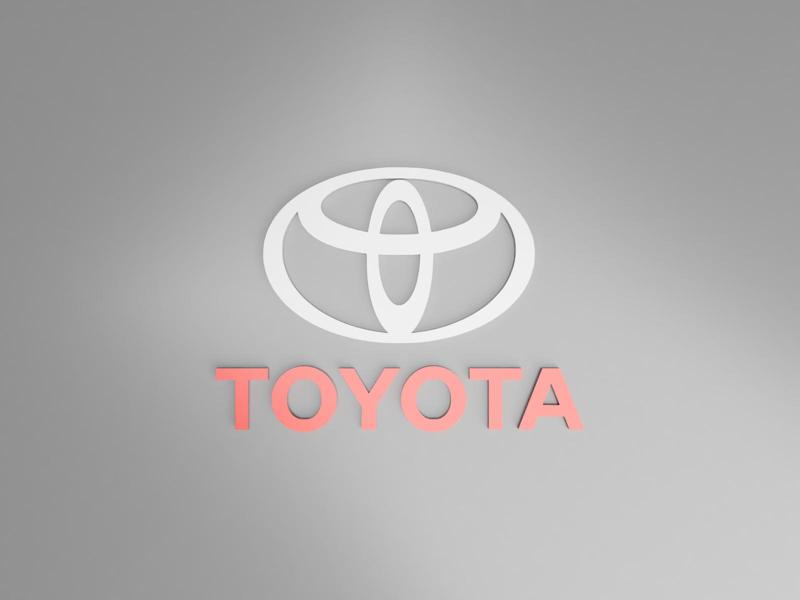 Toyota Logo + Stand
