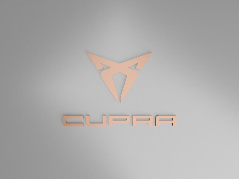 Cupra Logo + Stand