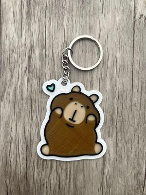 Capybara key ring