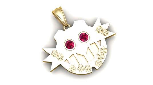 Smiley Face Pendant  3D printable model