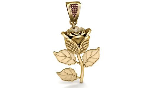 Rose Pendant 3D printable model