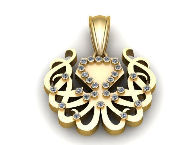 Heart Pendant 3D printable model