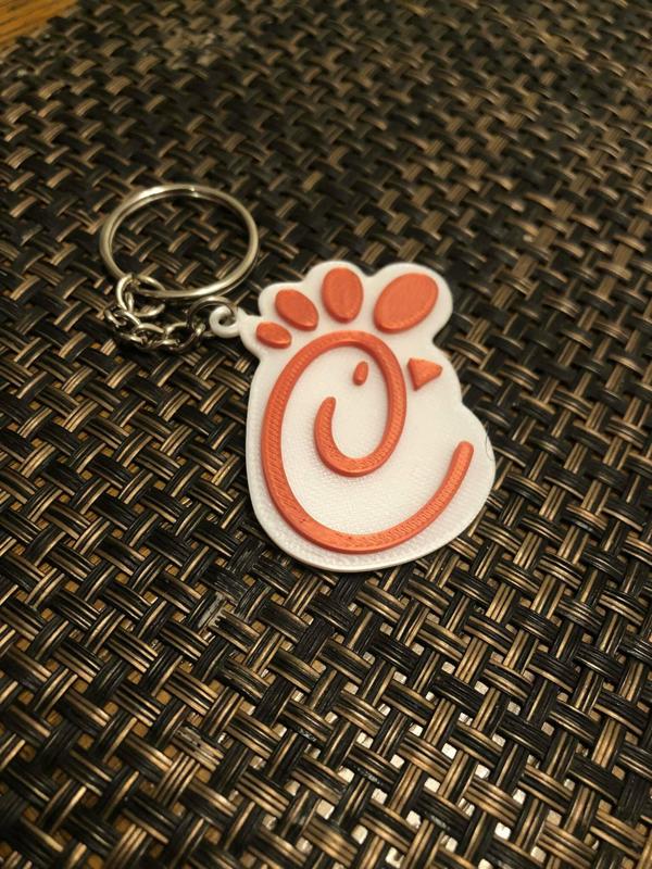 Chick-fil-A keychain