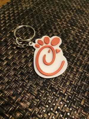 Chick-fil-A keychain
