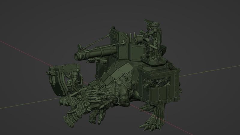 Kroomander Krask and his Fabulous Gnaar Locks Ride