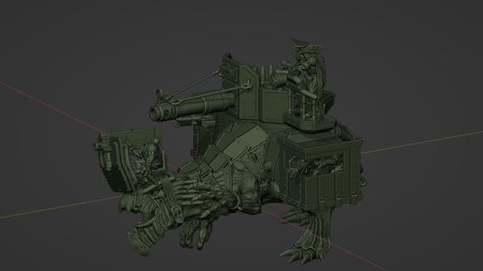 Kroomander Krask and his Fabulous Gnaar Locks Ride