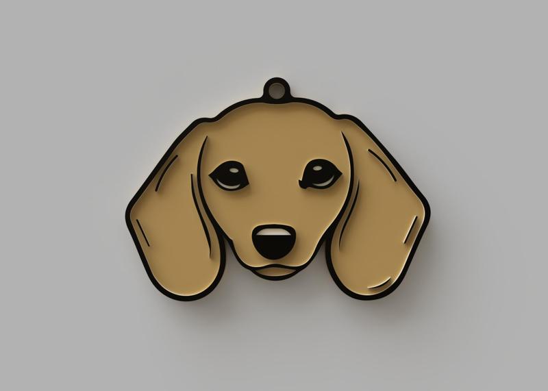 Key ring Dachshund (Dachshund)