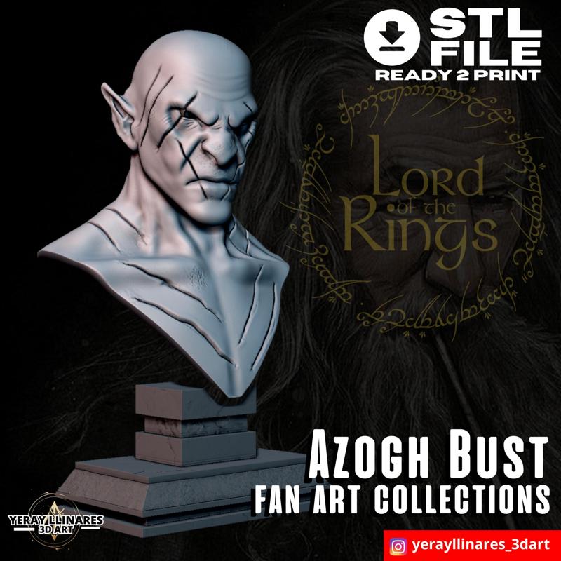 Azog Bust from The Lord of the Rings