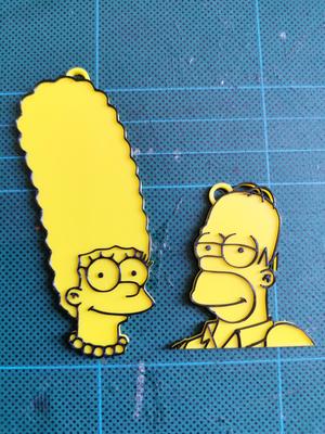 Simpsons keychains