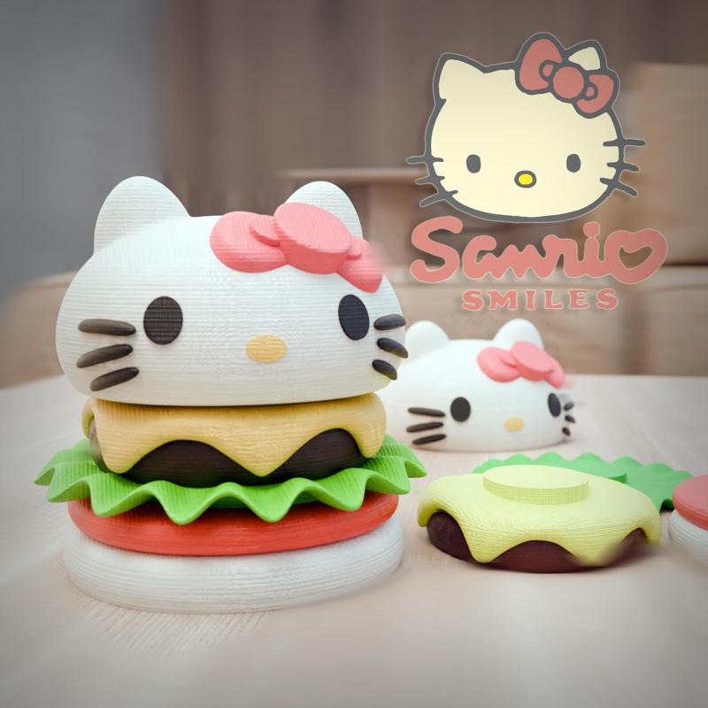 HELLO KITTY BURGUER DISMANTLABLE