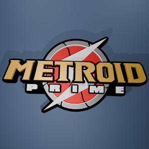 Metroid Prime Logo - 5 Colors for Filament Switching - Gamer Decoration