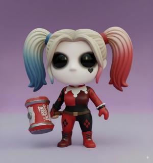 Harley Quinn Kawaii - 3D Collectible Figure