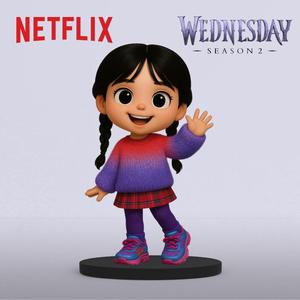 Wednesday chibi - Wednesday Season 2