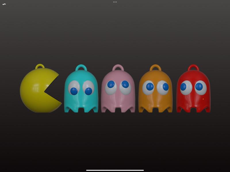 Pac-Man Ornaments