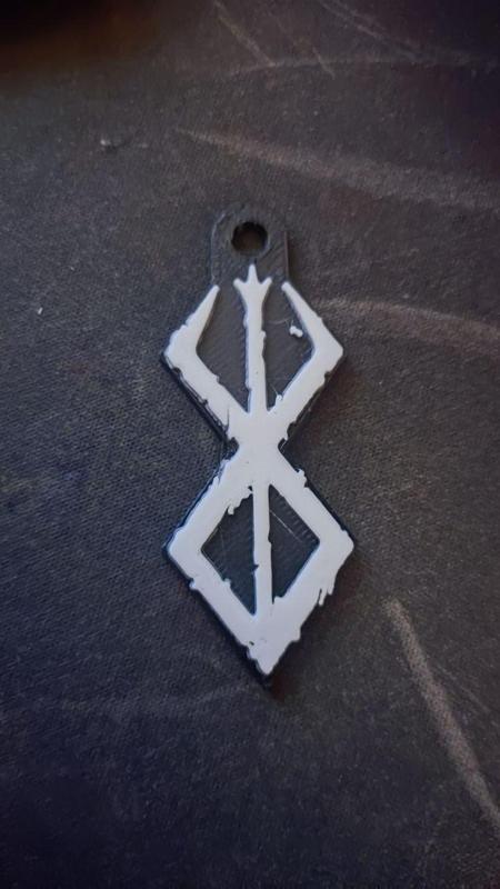 Berseker sacrificial brand key ring