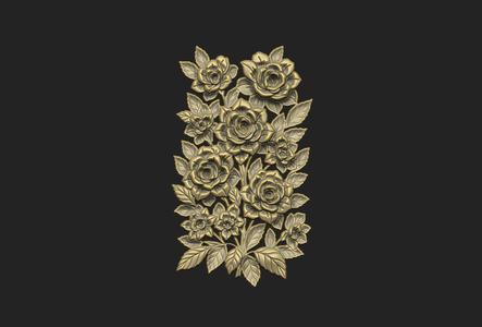 Roses cluster branch thorn love luxury romantic floral