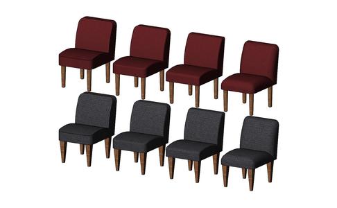 Miniature Parsons chair mockups 3D print model